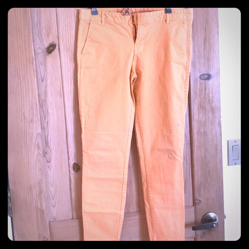 3 for $10 - Gap Skinny Khakis, Neon Orange
